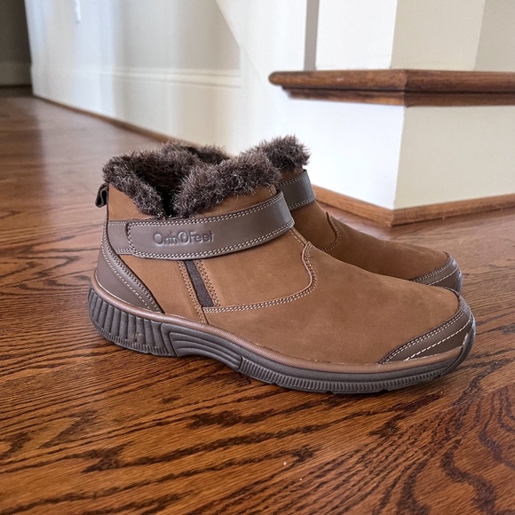 Orthofeet Siena Suede Leather Ankle Boots Brown Size 9.5 B Medium NEW - Picture 9 of 15